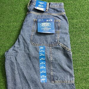 RW-Rugged Wear Loose Fit Carpenter Jeans Size 36x33‎ NWT